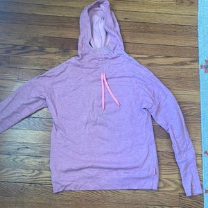 Pink hooded cowl neck Jockey sweatshirt
